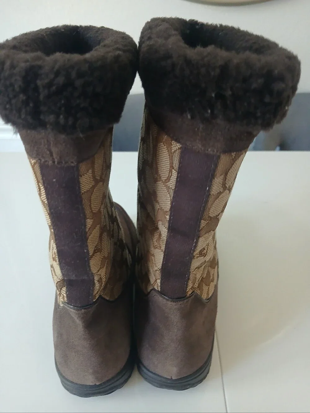Coach Boots Sherman Signature C Winter Boots Women’s Size 8.5